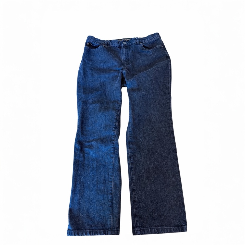 Lauren Ralph Lauren Black Straight Jeans Size 14